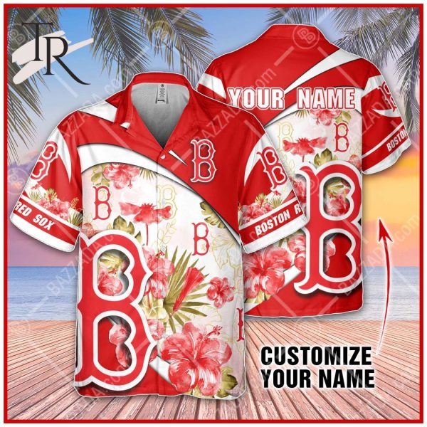 Personalize MLB Boston Red Sox Hawaiian Shirt