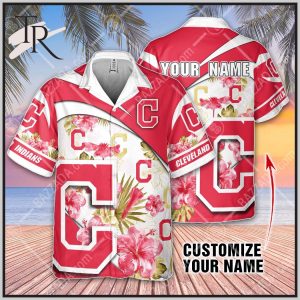 Personalize MLB Cleveland Indians Hawaiian Shirt