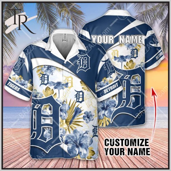 Personalize MLB Detroit Tigers Hawaiian Shirt