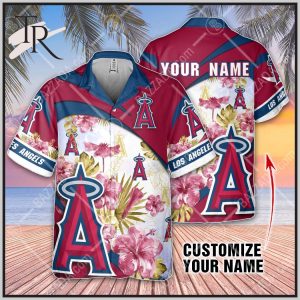 Personalize MLB Los Angeles Angels Hawaiian Shirt