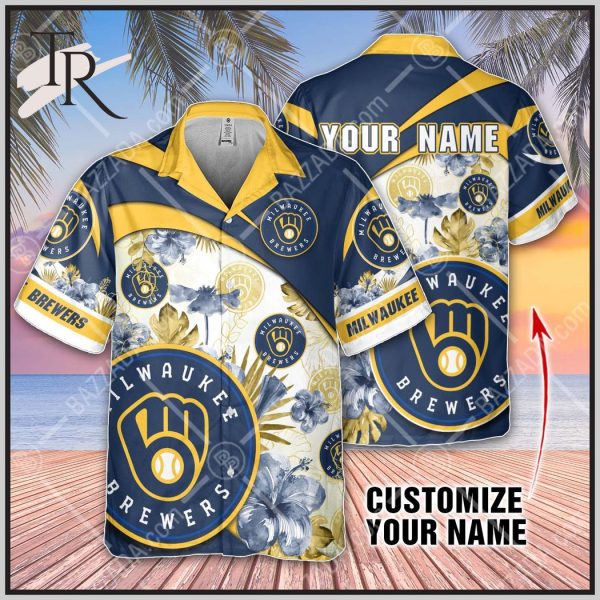 Personalize MLB Milwaukee Brewers Hawaiian Shirt