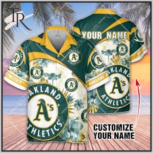 Personalize MLB Oakland Athletics Hawaiian Shirt