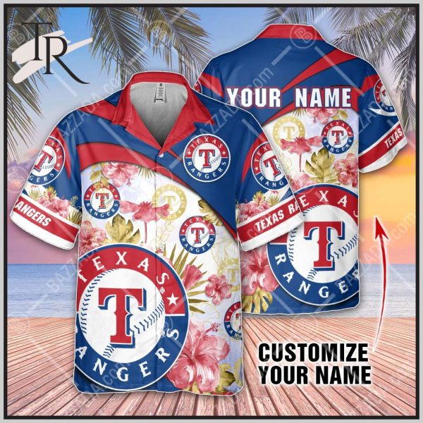 Personalize MLB Texas Rangers Hawaiian Shirt