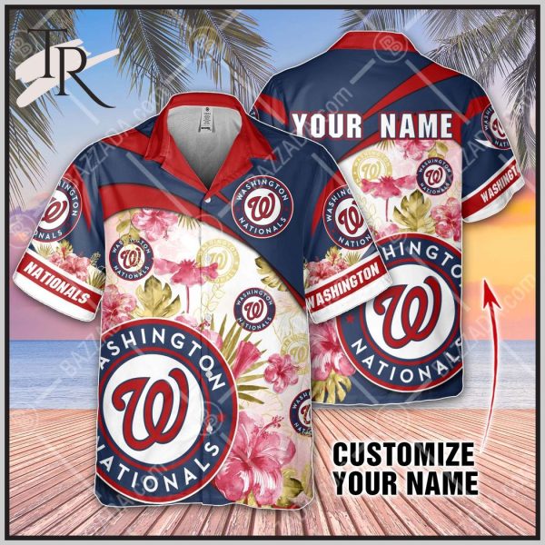 Personalize MLB Washington Nationals Hawaiian Shirt