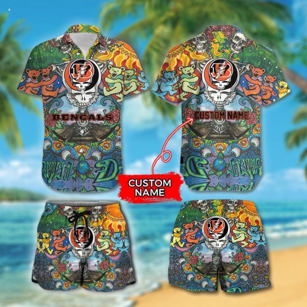 Personalized NFL Cincinnati Bengals Combo Hawaiian Shirt And Short