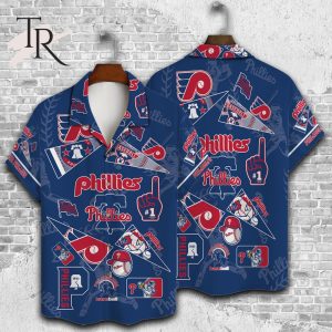 Philadelphia Phillies Major League Baseball 3D Print Hawaiian Shirt