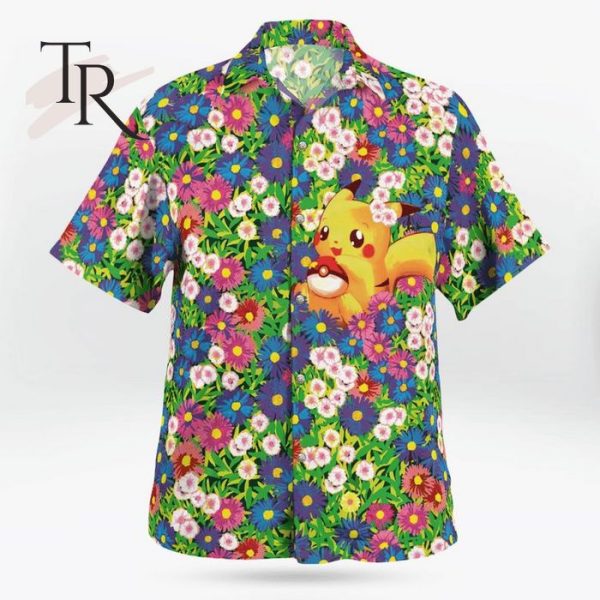 Pikachu Summer Flowers Beach Outfits  New