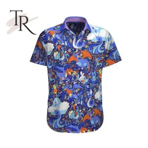 Pokemon Purple Color Hawaii Shirt