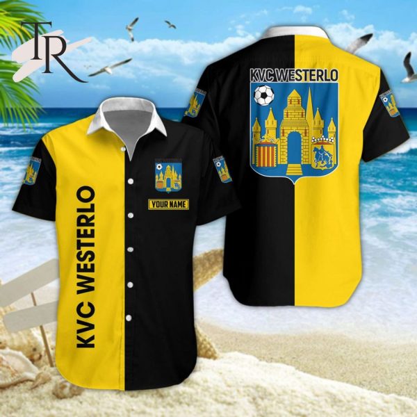 Pro League & 1B Pro League K.V.C. Westerlo Hawaiian Shirt And Shorts