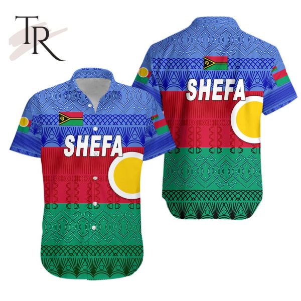 Shefa Province Hawaiian Shirt Vanuatu Pattern Traditional Style