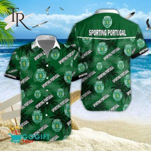 Sporting Clube de Portugal Liga Portugal Hawaiian Shirt