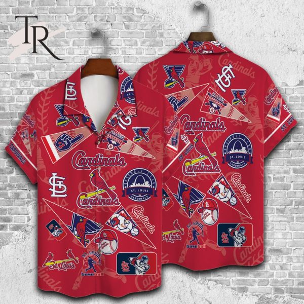 St. Louis Cardinals Major League Baseball 3D Print Hawaiian Shirt