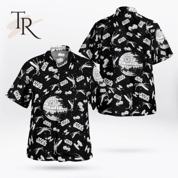 Star Wars Black Hawaiian Shirt