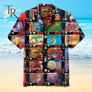 Super Nintendo Entertainment System Universal Hawaiian Shirt