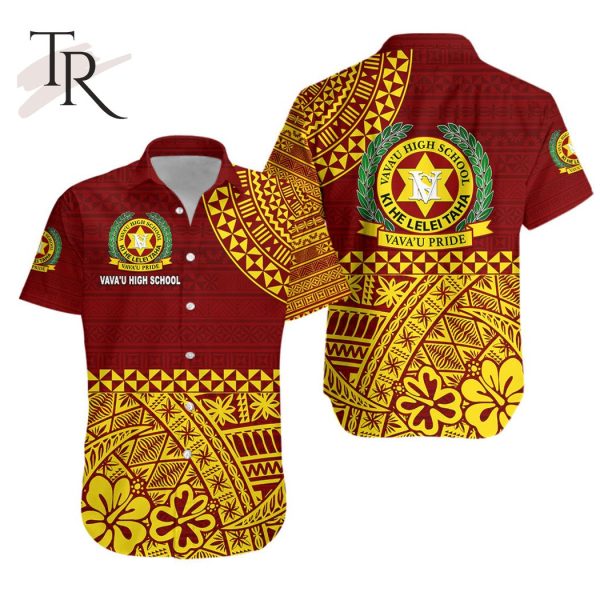 Tonga Vava’u High School Hawaiian Shirt Kupesi Vibes – Maroon