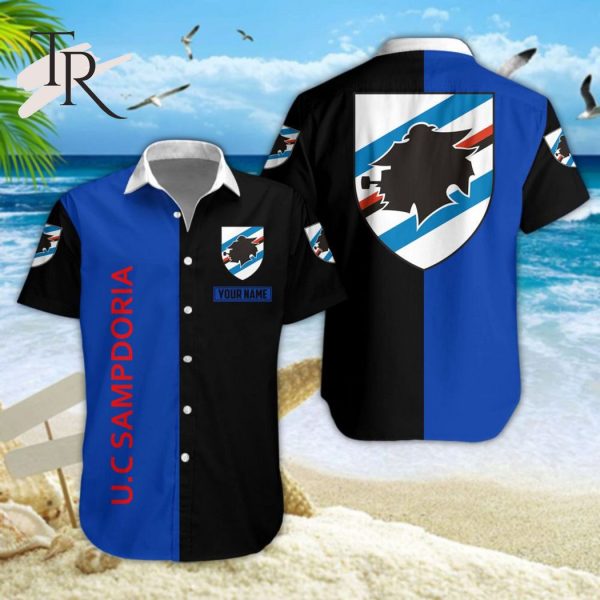 U.C. Sampdoria Serie A & Serie B Hawaiian Shirt