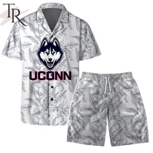 Uconn Huskies NCAA Men’s Basketball Final Four Pattern Hawaiian Set