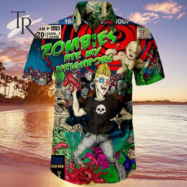 Zombies Ate My Neighbors Unisex Hawaiian Shirt